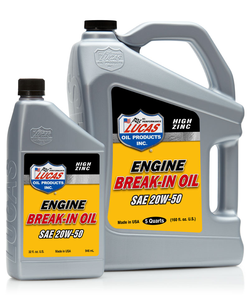 High Zinc Engine Break-In Oil